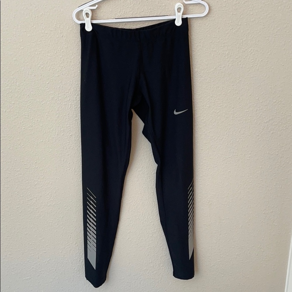 Nike Dri-Fit Running Tights Black Small